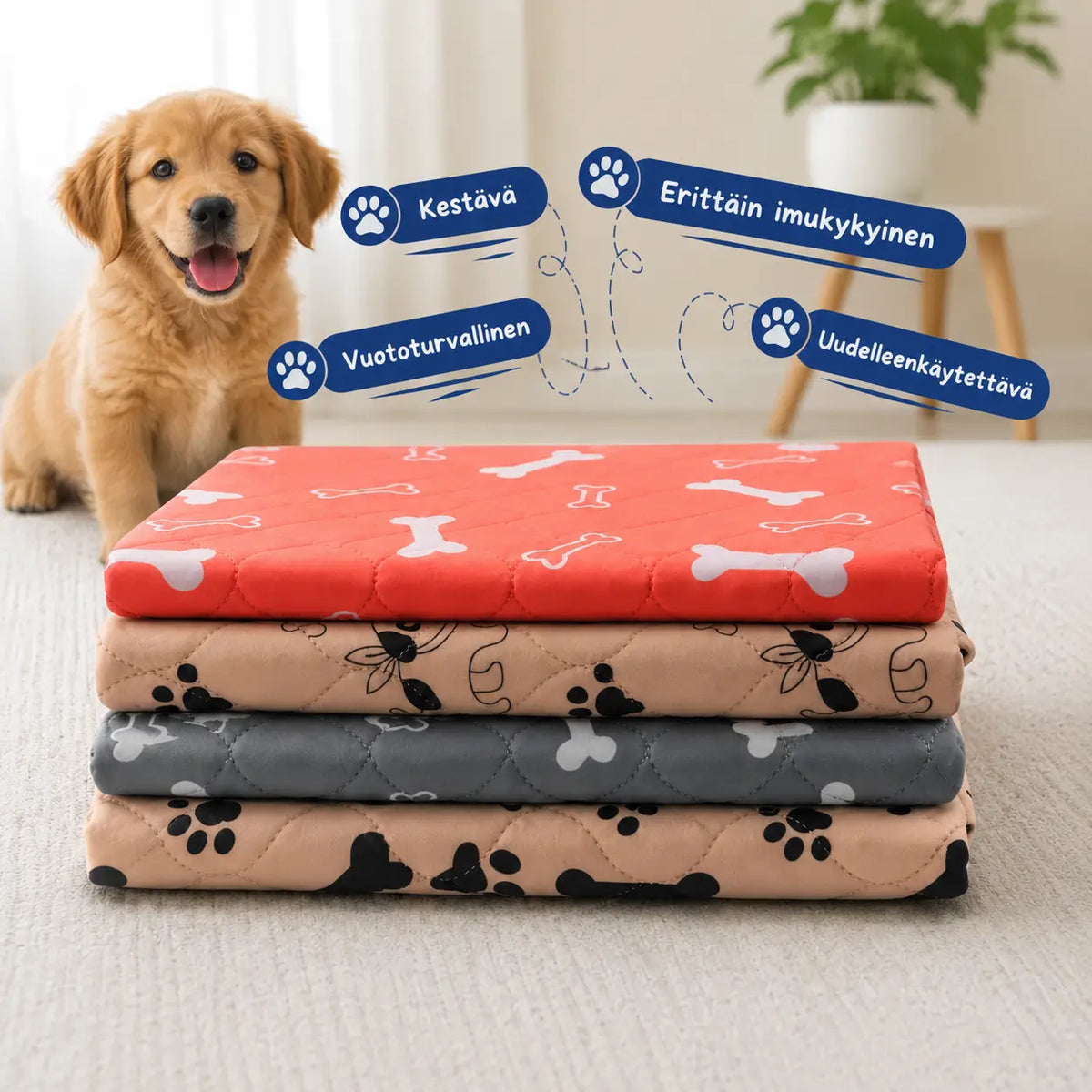 DoggyPad – uudelleenkäytettävä pissamatto