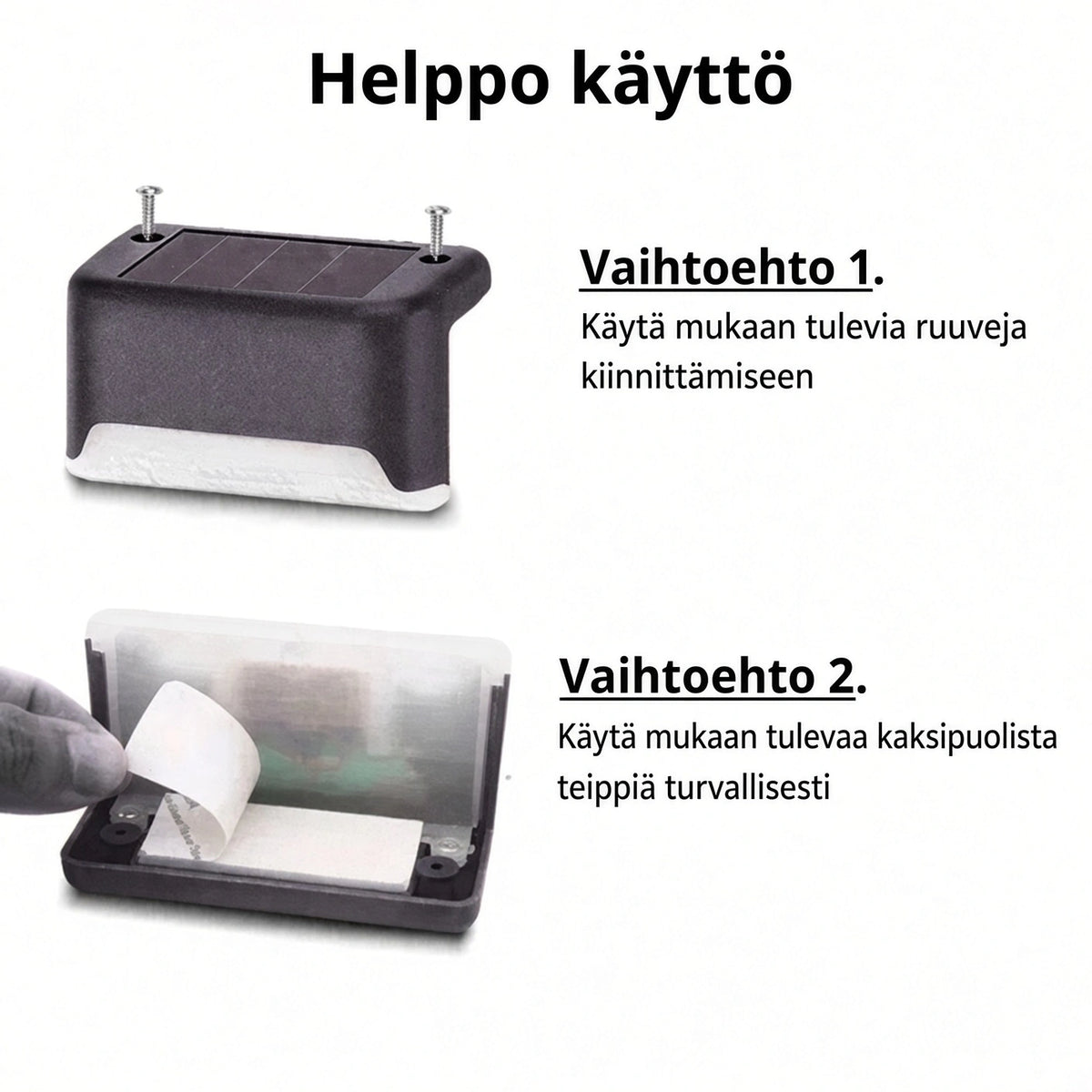Aurinkokäyttöinen ulkovalaisin
