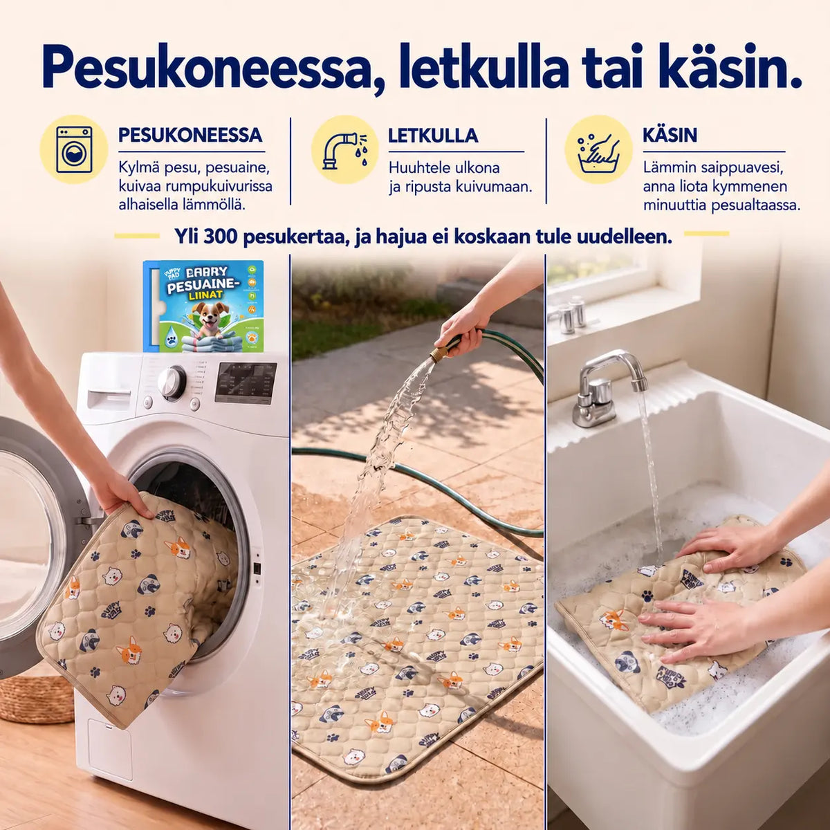 DoggyPad – uudelleenkäytettävä pissamatto